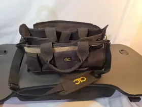 1164 Clc 32 Pocket Brown And Green Polyester Tool Bag 24 Inch Wide X 11 Deep 12 High