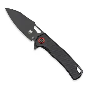 Cobratec Knives 099654044812 Cob-ctwolverineblk Wolverine Liner Lock - Black G10 Scales And