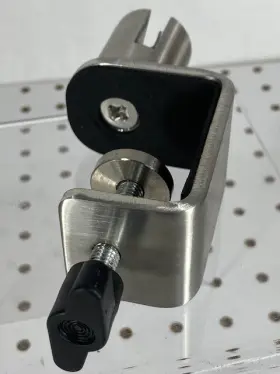 Cr Laurence Psc206smbs Crl Psc206smps Polished Stainless Standoff 2 Inch C-clamp For 1/4 Acrylic Or Glass
