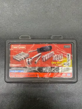 Pd5028622 Craftsman 934900 Usa 19 Pcs Socket/wrench Set With 1/4 Inch Drive Sae