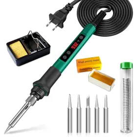 70w-sx-green Crtsweker Soldering Iron Kit 70w Gun With Led Digital Display Green