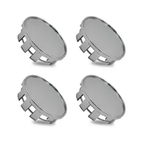 Cypmpn2 Cyperfair 4 Pcs 2.1 Inch/54 Mm Wheel Center Hub Caps Snap-on Plastic Steel Rim Shaped