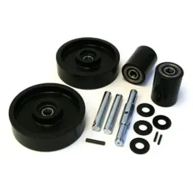 Gwk-4yx96-ck Dayton 4yx96 Complete Wheel Kit For Manual Pallet Jack - Black