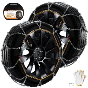 Ms1620 Dedc Snow Chains For Suv Cars Light Truck Tire 1 Min Quick Fit Easy Ch