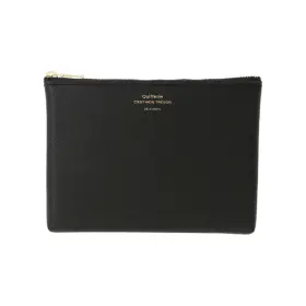 500694105 Delfonics Quitterie Pouch 6.7 Inch X 5.1 Black Medium