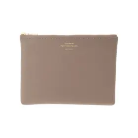 500694191 Delfonics Quitterie Pouch 6.7 Inch X 5.1 Greige Medium