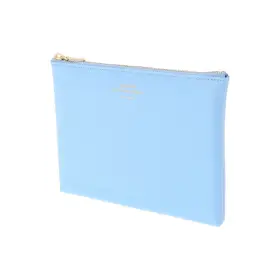 500694360 Delfonics Quitterie Pouch 6.7 Inch X 5.1 Light Blue Medium
