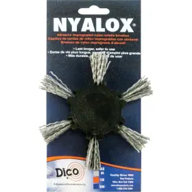 7200033 Dico Nyalox 4 Inch X 1/4 Extra Coarse Flap Brush