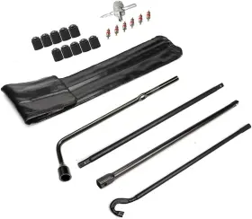 Dr.roc 764880721485 Spare Tire Tool Kit With Jack Handle And Wheel Lug Wrench Spar