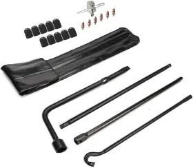Dr21j21tc  Dr.roc Spare Tire Tool Kit With Jack Handle And Wheel Lug Wrench