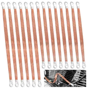 07003-red Draupnir Ground Strap Automotive 14pcs 10/12 Inch Grounding Vehicle Universal En