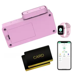 Yl-f3bc Elinksmart Cabinet Lock Rfid Card Nfc Hidden Drawer For Pink