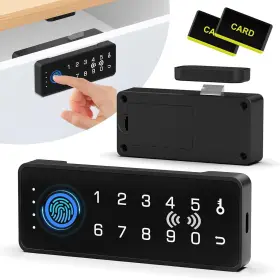 Yl-f31 Eseesmart Smart Cabinet Lock Magnetic Digital Electronic Horizontal Black