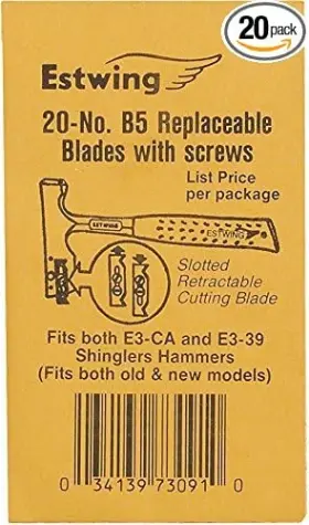 E3-39 Estwing 034139730910 B20 Replacement Blades E3-ca 20pk