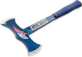 E6-dba Estwing Black Eagle Blue Double Bit Axe Vinyl Grip