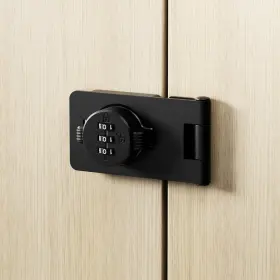 Et-720 Etekjoy Keyless Cabinet Lock 3-digit Combination Password 3.5 Inch Black