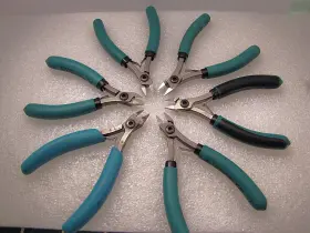 9247e Excelta -lot Of 6- Flush Cutter Esd Safe Soft Grip Usa