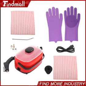 1028898 Findmall Commercial Steam Cleaner 2500w/110v - Garage Floor And Machinery Use Red