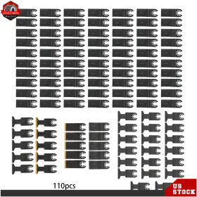 Ber631545 Findmall 110pack Oscillating Saw Blades Set Quick Release For Soft Metal Plastics