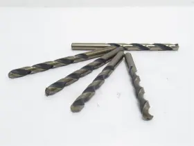 241028 Fmt 316003 New-no Box Lot-5 Cobalt Split Point Jobber Drills 9/32 Inch