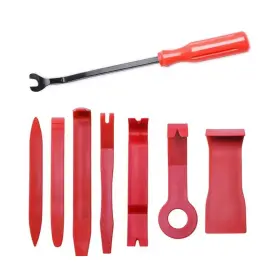 Flympn7 Foelony 8 Pcs Car Trim Removal Tool Set Automotive No Scratch Pp Red