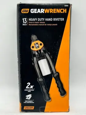 86966 Gearwrench 13 Inch Heavy-duty Hand Riveter With Mandrel Collection Bottle