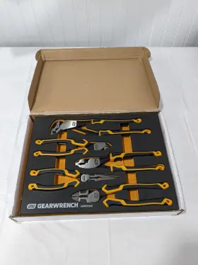Gwmsplr01 Gearwrench Assortment Plier Set Pitbull Cushion Pliers Foam Tray