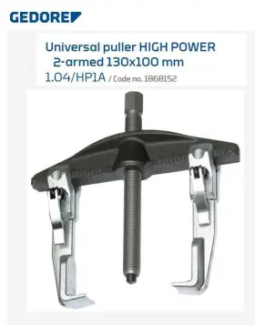 2-arm Gedore 1.04/hp1a Germany Universal Gear Puller 130x100mm
