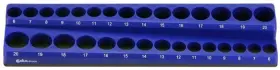 012330m Genius Tools 3/8 Inch Drive Magnetic Socket Organizer / Tray For Sizes 6 -