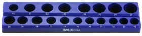 012419m Genius Tools 1/2 Inch Drive Magnetic Socket Organizer / Tray For Sizes 10 -