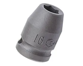 443833 Genius Tools 1/2 Inch Dr. 33mm Thin Wall Impact Socket Cr-mo -