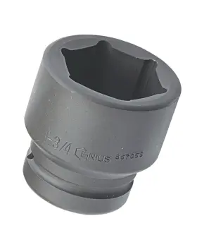 867024 Genius Tools 1 Inch Dr. 3/4 Impact Socket Cr-mo -