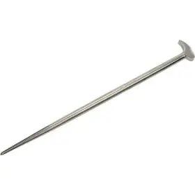 73620 Gray Tools 20 Inch Rolling Head Pry Bar 1/2 Round Shank Nickel Plate Finish