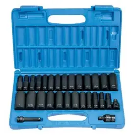 Gy1229dm Grey Pneumatic 3/8 Drive 29 Pieces Deep Sae/metric Set