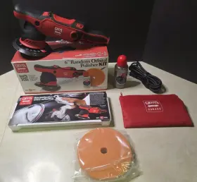 Gg001 Griots Garage G9 Corded 6 Inch Random Orbital Polisher Kit With Pad And Wax