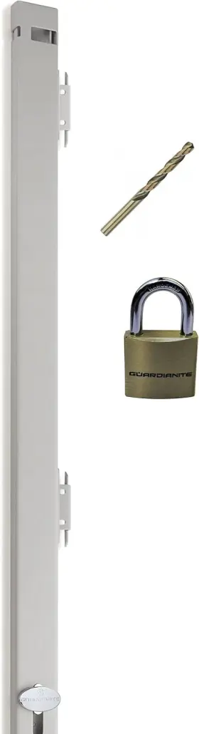 Flb-204p.padlock Guardianite 798762795790 File Cabinet Locking Bar. Fits 4 Drawer Cabinets. Includes Padlock Beige