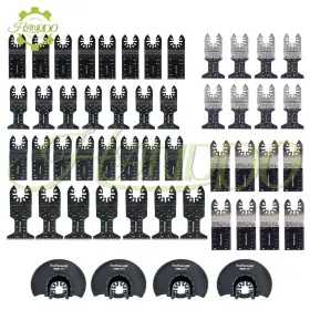1199291 Handdo 50 Pc Universal Metal Wood Plastic Cutting Saw Oscillating Tool Blades Multitool