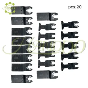 1725280 Handdo Oscillating Tool Blade 20pcs For Metal Cutting 4 Type Professional Saw Blades