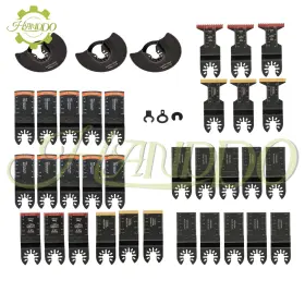 1725403 Handdo 35pcs Multitool Blades Titanium And Hcs Oscillating Tool Quick Saw New