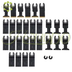 1725567 Handdo Oscillating Saw Blade 28pcs Professional Quick Release Titanium Multitool Blades