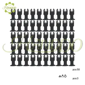 1725936 Handdo 44mm Arc Edge Oscillating Saw Blades 50 Pcs High Carbon Steel Cutting