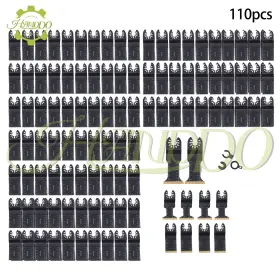 1726264 Handdo 110pack Oscillating Multitool Blades Tool Blade Titanium Kits