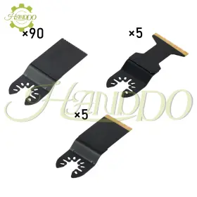 1726715 Handdo Oscillating Saw Blades 100pcs Professional Universal Titanium Multitool