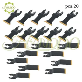1726961 Handdo 20pcs 3 Types Professional Oscillating Tool Blade Universal Metal Cutting Blades