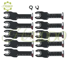 1727084 Handdo 10pcs Extra Long Multitool Blades Japanese Tooth Oscillating Saw For Wood