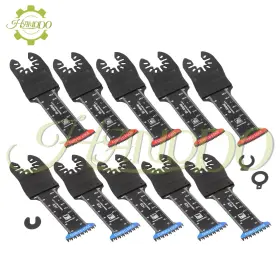 1727125 Handdo 10pcs Extra Long Bi Metal Japanese Teeth Oscillating Saw Blades For Plastic New