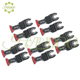 1727166 Handdo 10pcs Japanese Tooth Arc-shaped Edge Multi Tool Blades For Plastic Blade