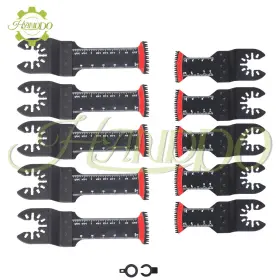 1727207 Handdo 10 Pcs Japanese Tooth Saw Blades Extra-long Oscillating Multitool Kit