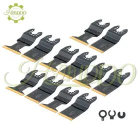 1727330 Handdo 12 Pack Universal Multi Tool Blades Metal Cutting Oscillating Saw Kit