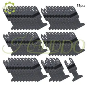 1728150 Handdo 55pcs Universal Quick Release Oscillating Tool Saw Blades For Soft Metal Cutting
